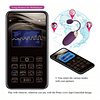 Abner Huevo Vibrador con APP - Morado /  BLUETOOTH