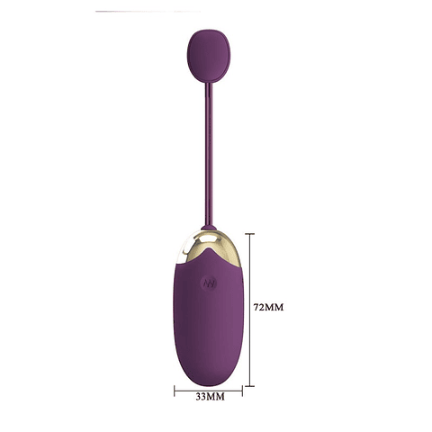 Abner Huevo Vibrador con APP - Morado /  BLUETOOTH