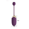 Abner Huevo Vibrador con APP - Morado /  BLUETOOTH