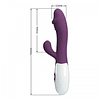 Snappy Vibrador de Doble Estimulación - Burdeo