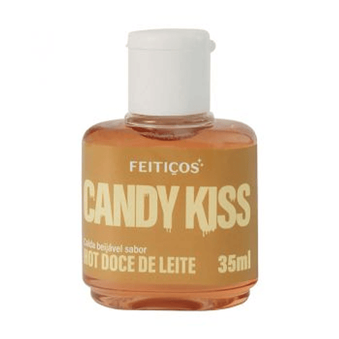  LUBRICANTE COMESTIBLE CANDY KISS - DULCE DE LECHE HOT 35ml