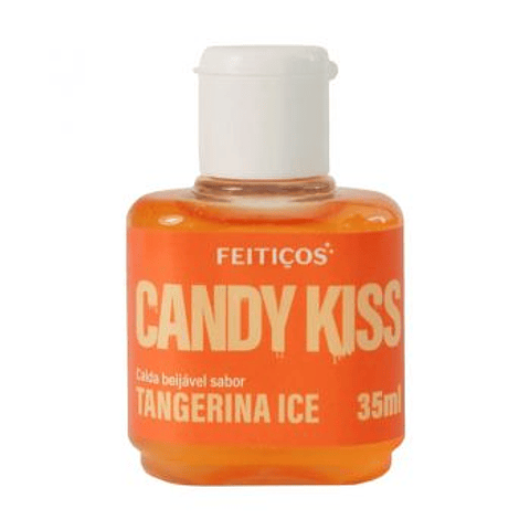 LUBRICANTE COMESTIBLE CANDY KISS - MANDARINA ICE 35ml