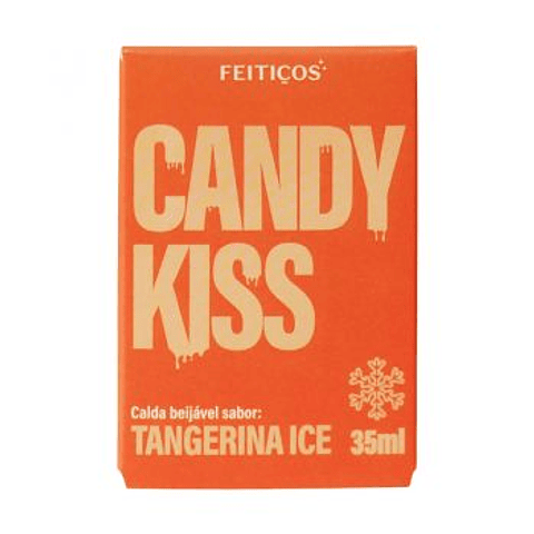 LUBRICANTE COMESTIBLE CANDY KISS - MANDARINA ICE 35ml