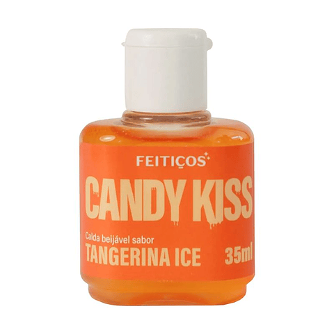 LUBRICANTE COMESTIBLE CANDY KISS - MANDARINA ICE 35ml