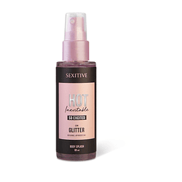 Body Splash Hot Inevitable So Excited con glitter Y Feromonas