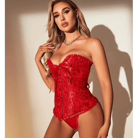 Corset Rojo Sexy