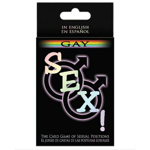 Juego de Cartas SEX (posturas sexuales) Gay