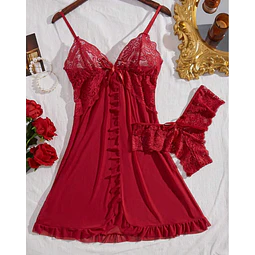 BABY DOLL PANTALETAS BURDEO