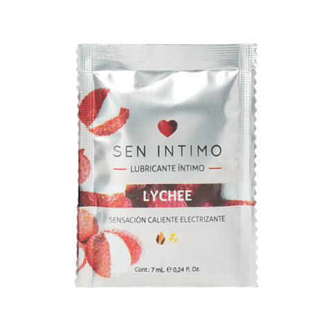 Sachet Lubricante Estimulante Electrizante Caliente Lychee 7 ml