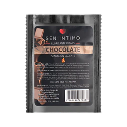 Sachet Gel Lubricante Sabor Chocolate – Efecto Calor 7 ml