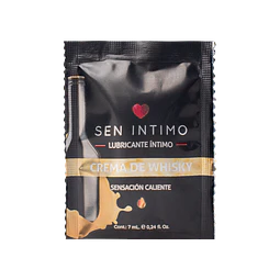 Sachet Lubricante Sabor Crema De Whisky - Efecto Calor Sen Intimo 7 ml