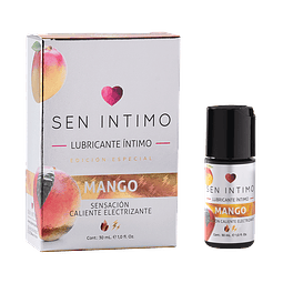 Gel Lubricante / Estimulante Electrizante Mango - SEN INTIMO