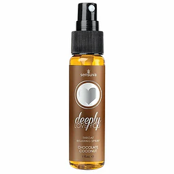 SPRAY SEXO ORAL ANTIARCADAS SENSUVA CHOCOLATE DE COCO 30 ML