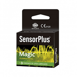 Preservativos Sensor Plus - Magic fluorescente