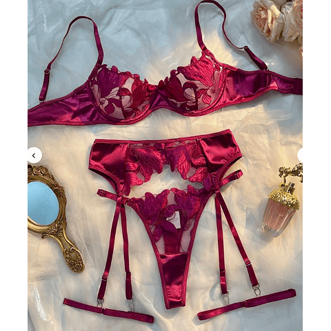 Conjunto con  Portaligas 