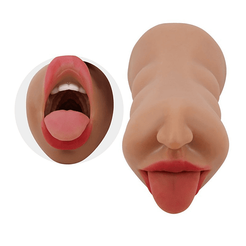 SARAH  MASTURBADOR REALISTA VAGINA-BOCA 