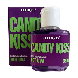 LUBRICANTE COMESTIBLE CANDY KISS HOT - UVA 35 ml
