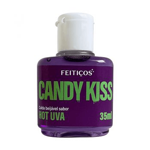 LUBRICANTE COMESTIBLE CANDY KISS HOT - UVA 35 ml