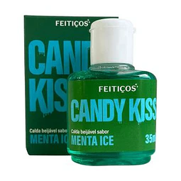LUBRICANTE COMESTIBLE CANDY KISS - MENTA ICE 35ml