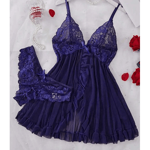 Baby doll Morado con Pantaletas