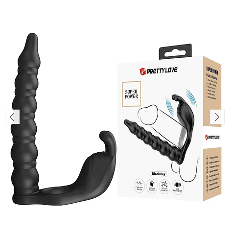 Anillo vibrador doble penetración blackney 