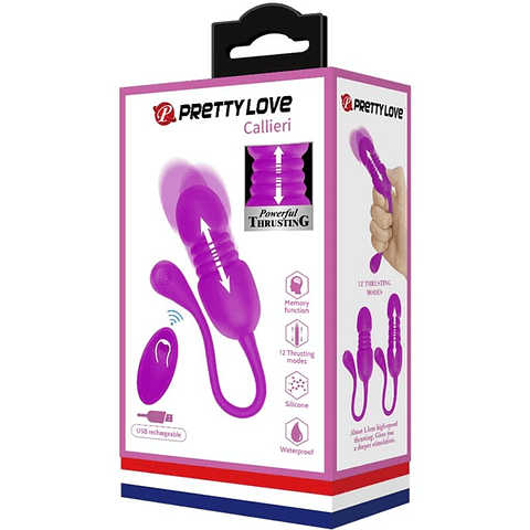 PRETTY LOVE HUEVO IMPULSOR VIBRADOR "CALLIERI"