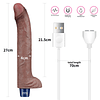 Vibrador Realista Lovetoy con testículos Real Softee USB 
