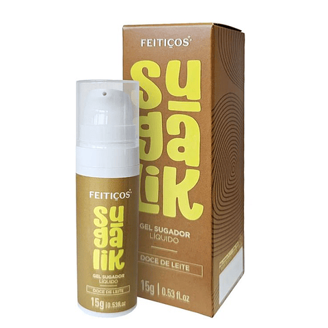 SUGALIK- SUCCIONADOR LÍQUIDO- ESTIMULANTE CLITORIAL DULCE DE LECHE 15g