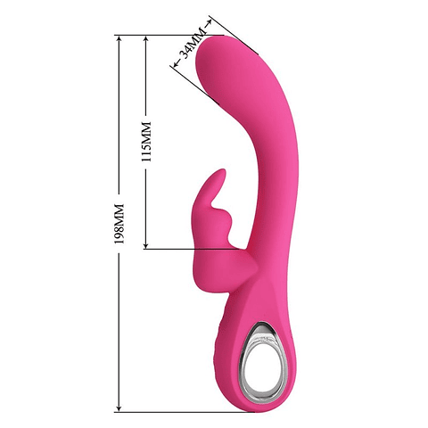 Novak Vibrador Dual Pretty love  Recargable