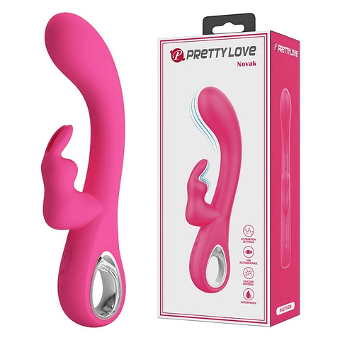 Novak Vibrador Dual Pretty love  Recargable