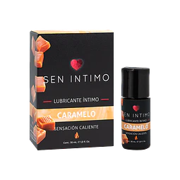 Lubricante Efecto calor - Sabor Caramelo Sen Intimo 30ml