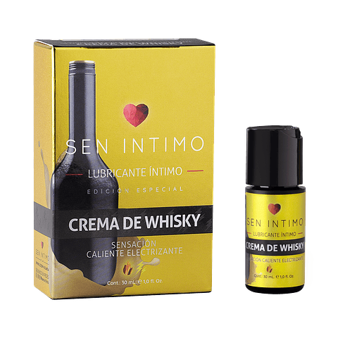 Lubricante Estimulante /Electrizante Caliente Crema de Whisky 30 Ml