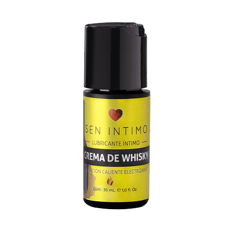 Lubricante Estimulante /Electrizante Caliente Crema de Whisky 30 Ml
