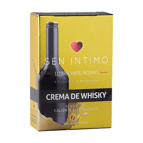 Lubricante Estimulante /Electrizante Caliente Crema de Whisky 30 Ml
