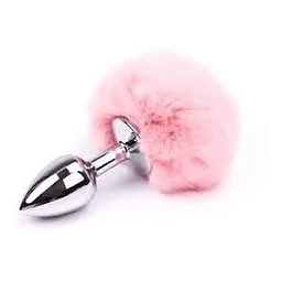 Colita de conejo con Plug Dilatador Anal