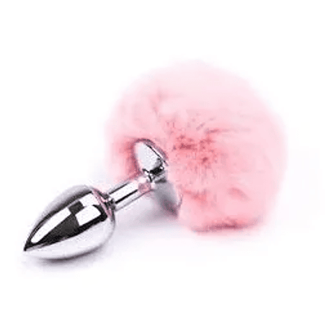 Colita de conejo con Plug Dilatador Anal