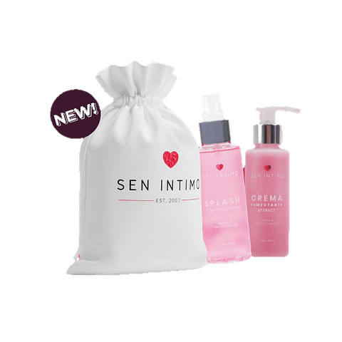 Pack Feromona Crema corporal + Splash frutos rojos Bolsa de REGALO