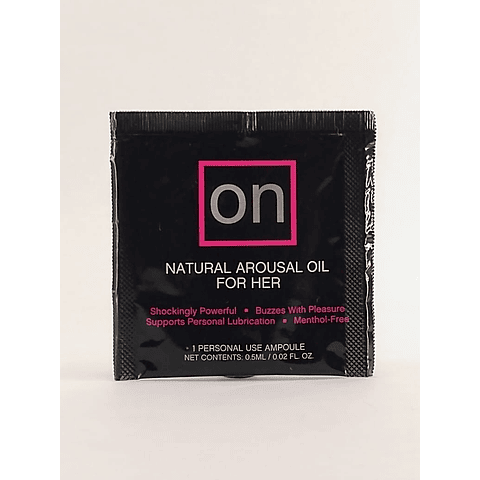 Sachet ON Arousal OIL HOT  aceite estimulante para ella