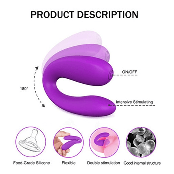 Vibrador Vaginal Clitoris Alta Potencia Silicona Velocidades 3