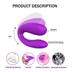 Vibrador Vaginal Clitoris Alta Potencia Silicona Velocidades