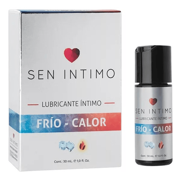 Lubricante A Base De Agua  Sen Intimo Frío Y Calor  De 30 Ml 