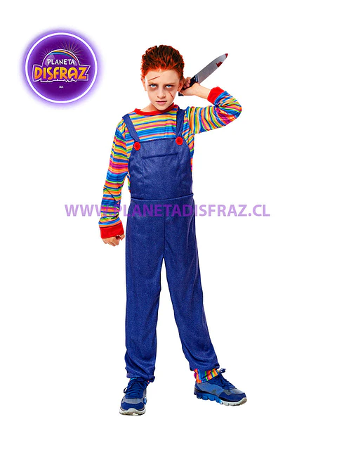 Disfraz Muñeco asesino Niño