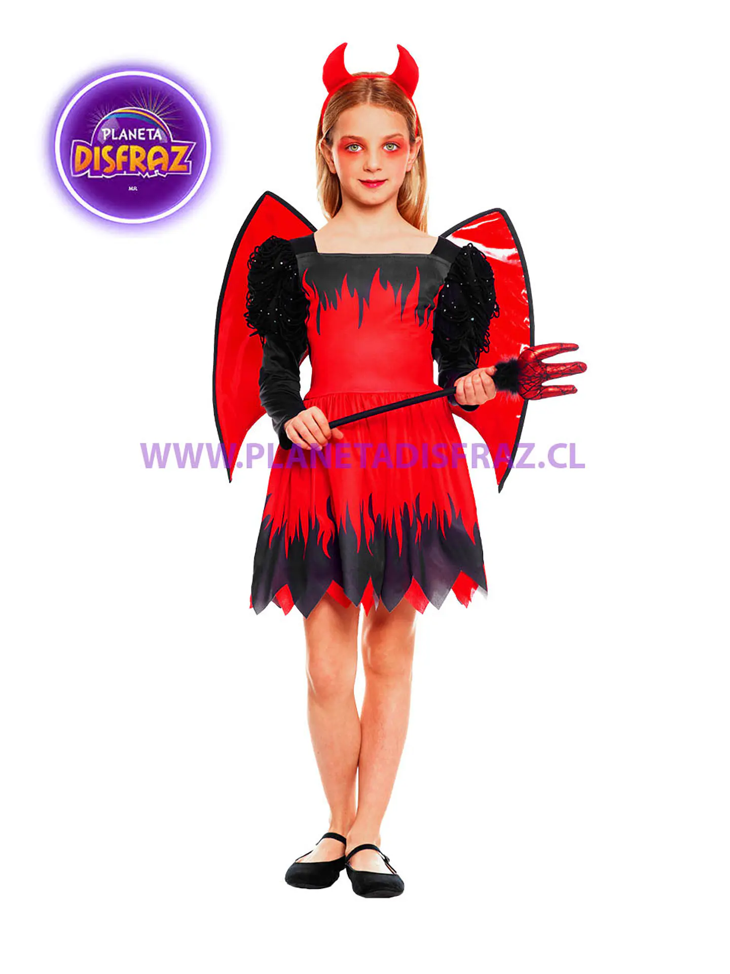 Disfraz Diablita Alada Infantil 1