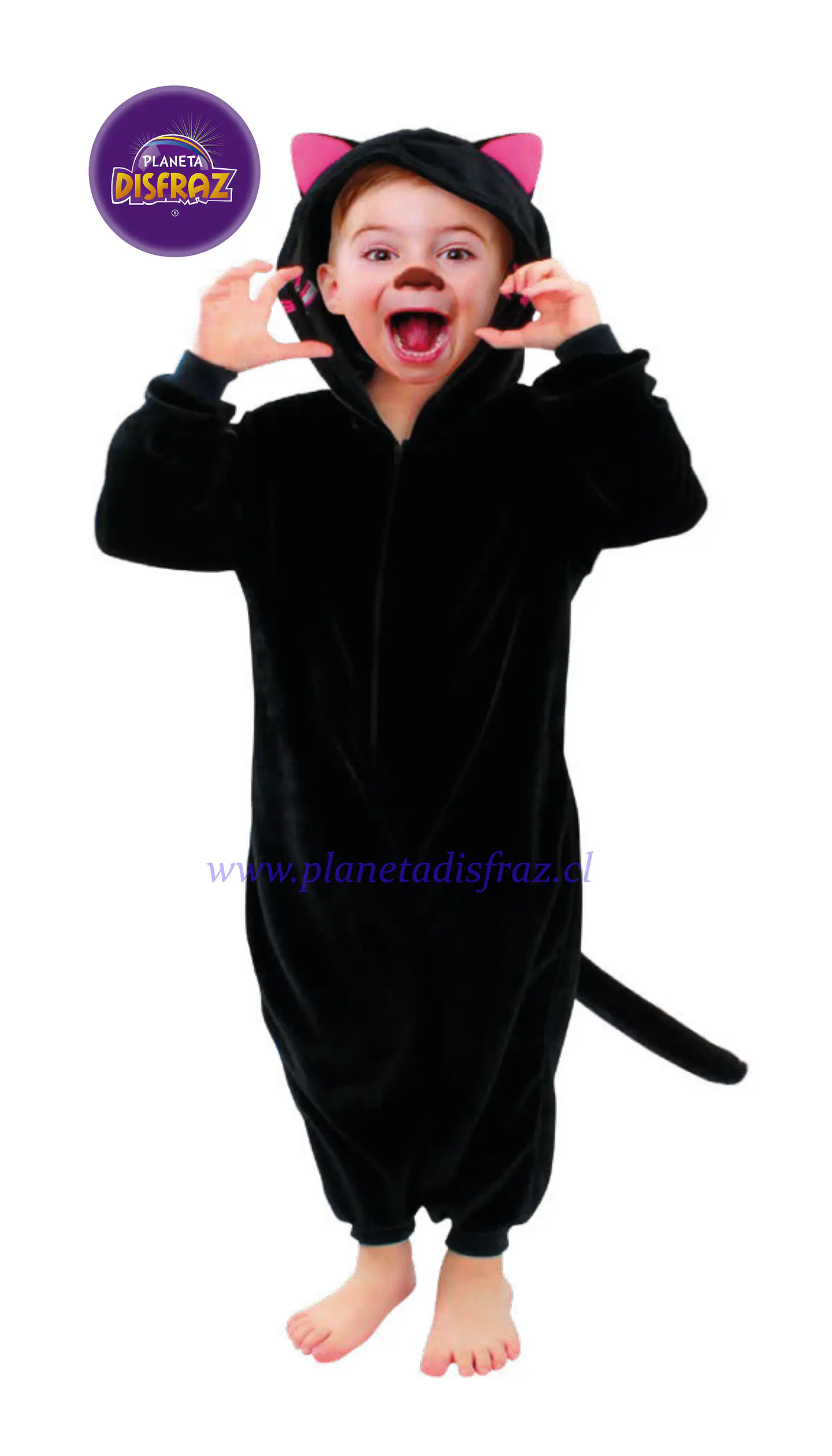 Disfraz De Gatito Negro Infantil 1