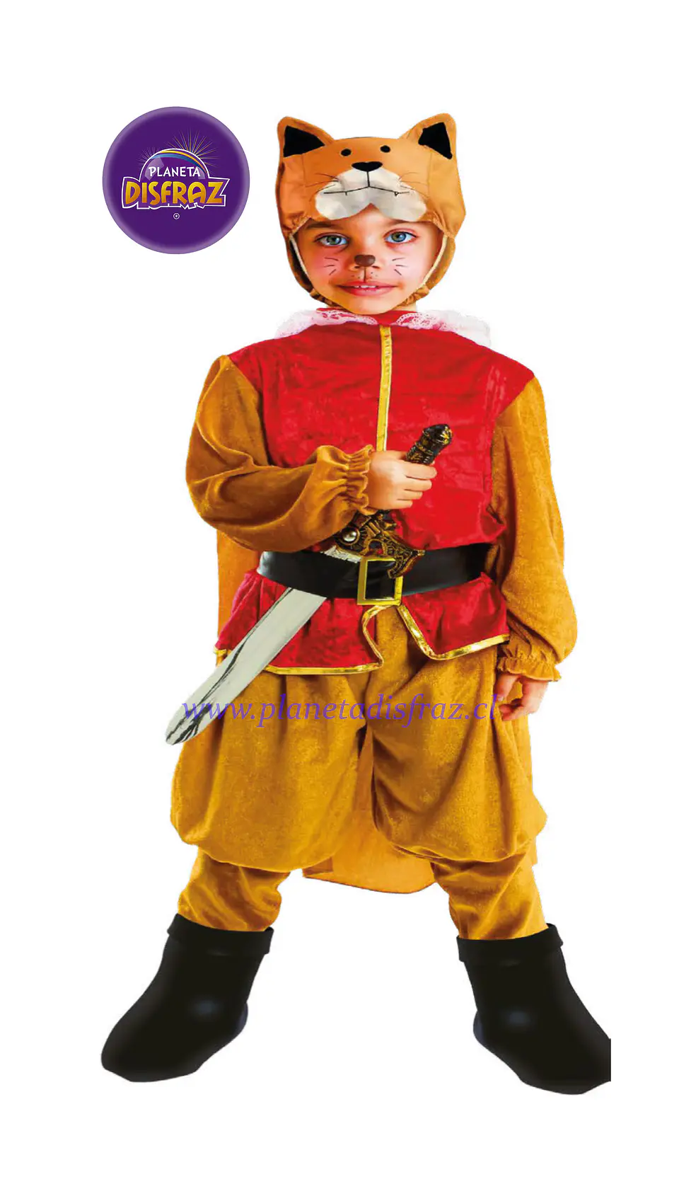 Disfraz de Libro Infantil Gato Con Botas 1