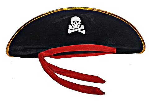 Gorro Disfraz Pirata Cinta Roja