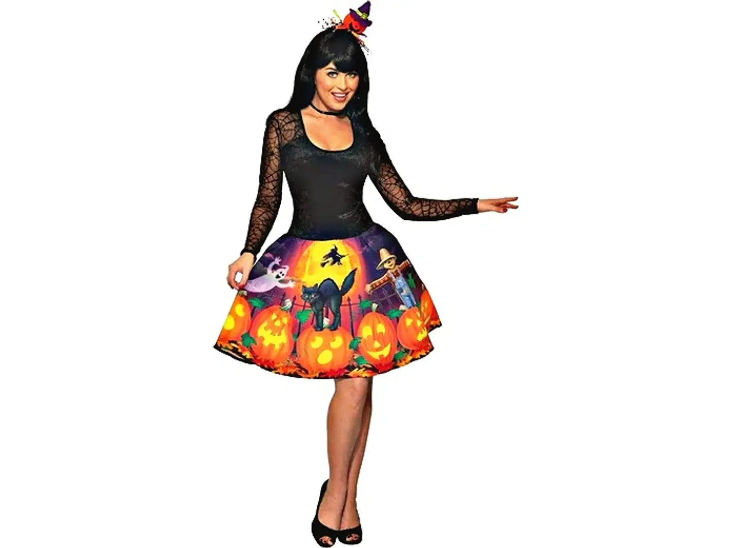 Disfraz Falda Calabaza Mujer 1