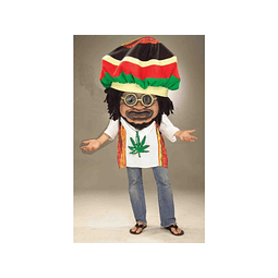 Disfraz Cabeza Gigante Rasta