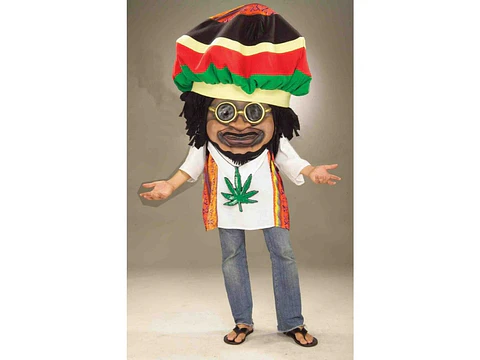 Disfraz Cabeza Gigante Rasta