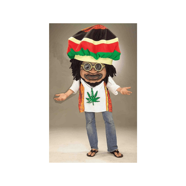 Disfraz Cabeza Gigante Rasta